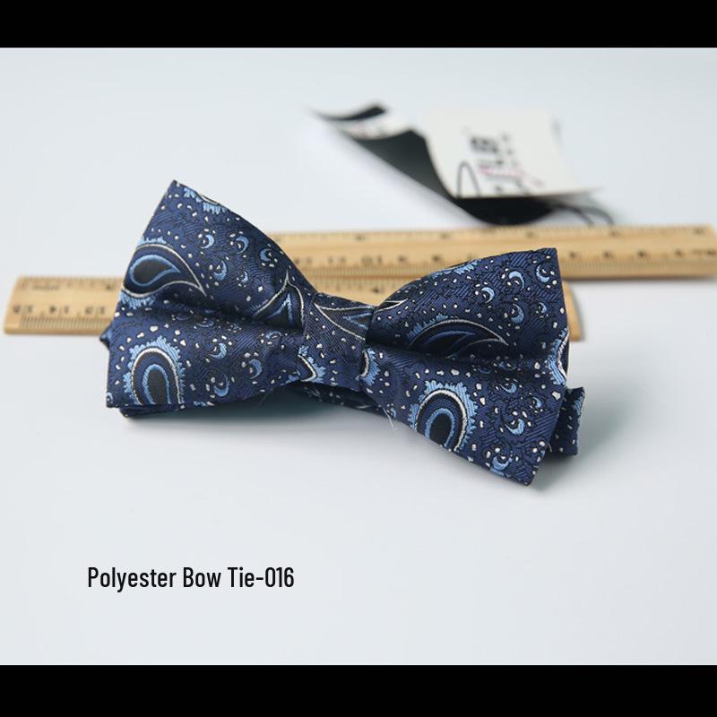 

Галстук-бабочка для формальной одежды: Британский Деловой Свадебный Смокинг Жениха Черный Бордовый LJ002