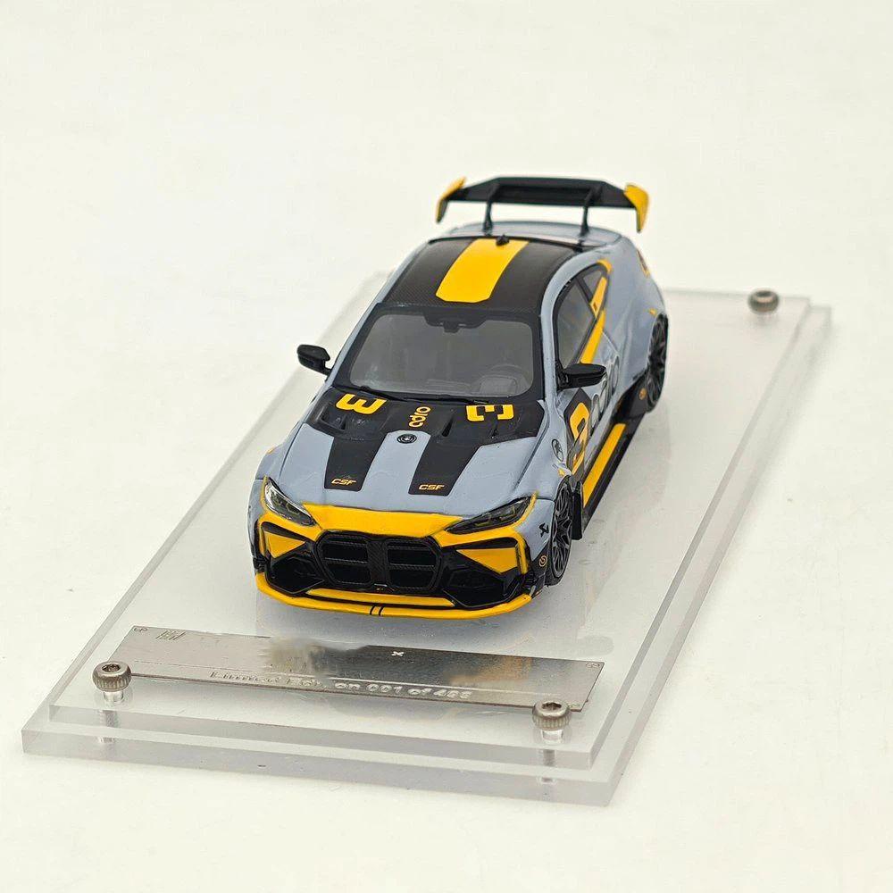 SW 1/64 for M4 G82 Full Widebody Kit Sports Diecast Model Car Miniature Limited Edition Collection Toy Vehicle Models