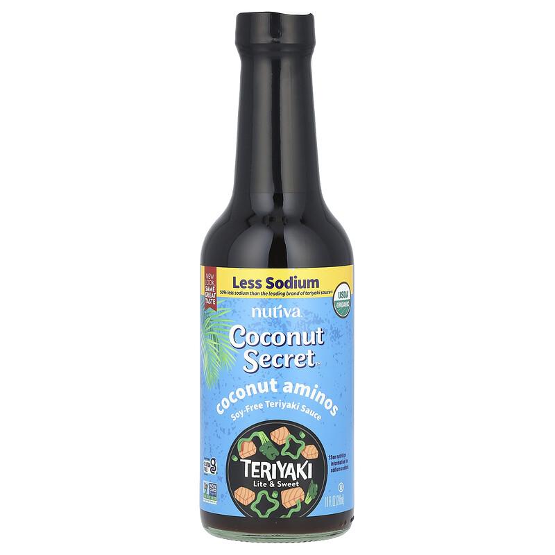 Coconut Aminos, Teriyaki, Light & Sweet, 10 Fl Oz (296 Ml)