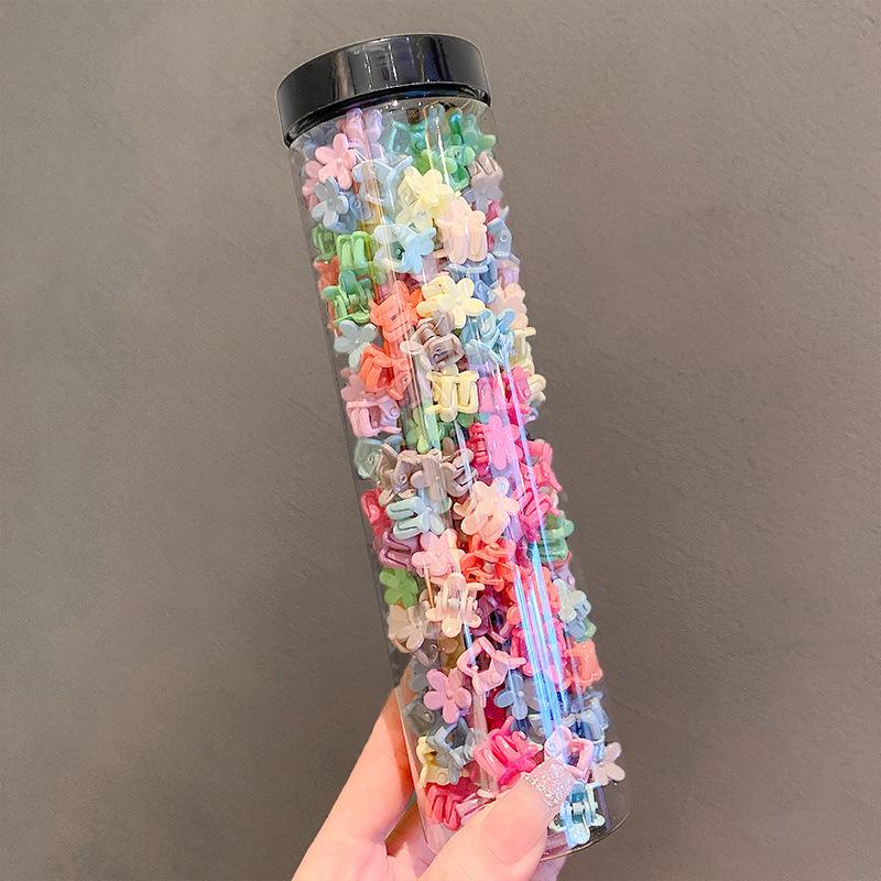 Baby Flower Hair Clip: Wispy Bangs Styling Tool for Girls - Small Claw Children's Hairpin
