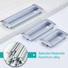 Alloy Embed Door Knobs Kitchen Cabinet Cupboard Door Drawer Hidden Dresser Pull Handles Furniture Hardwre Accessory