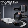 Compact Display Holder Acrylic Book Display Stand Birthday Events Clear Acrylic Construction Minimalistic Appeal Nonslip Pads