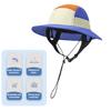 Klobouk na ochranu proti slunci Měkký prodyšný, široký okraj odolný proti UV záření, voděodolný klobouk proti slunci s nastavitelným páskem na bradu