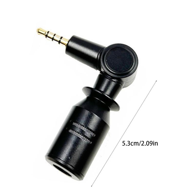 Professional Wireless Microphone for Phone Consoles Computer Desktop 3.5mm Radio Live Recording Noise Reduction Mini Mic