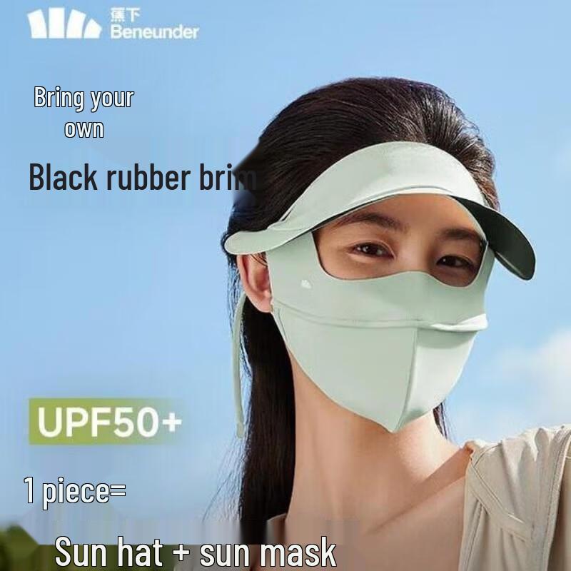 Beneunder Women s Full-Face Sun Protection Mask with Brim