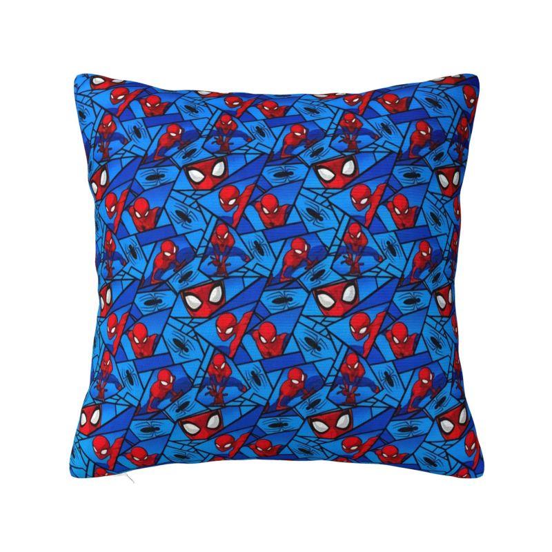 Custom Spiderman Superhero Cartoon Modern Pillow Cover Cushions Cover for Sofa