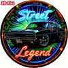 Retro Muscle Car Metal Sign Wall Art Vintage Neon Tin Plaque