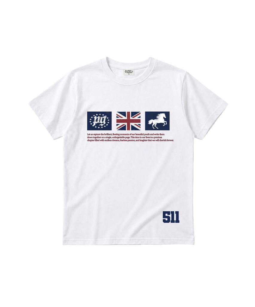 PAGESIISII Pg Star Printed Standard Fit Short Sleeve T-Shirt Mint
