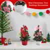 20cm Christmas Tree Desktop Ornament Christmas Tree Small Home Christmas Wreath Decoration Set