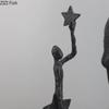 Black Cast Iron Figures Statue Desk Decoration Ornaments Modern Crafts Abstract Character Sculpture Room Aesthetics Decor