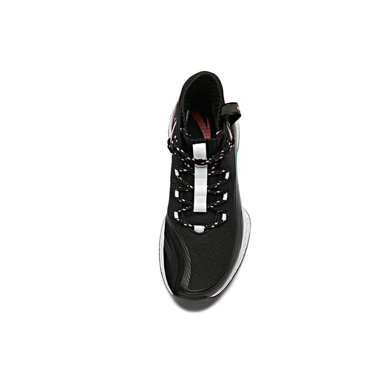 Anta UFO 2.0 Irregular High-Top Basketball Shoes Men Sneakers Black Pink White 11911620-1