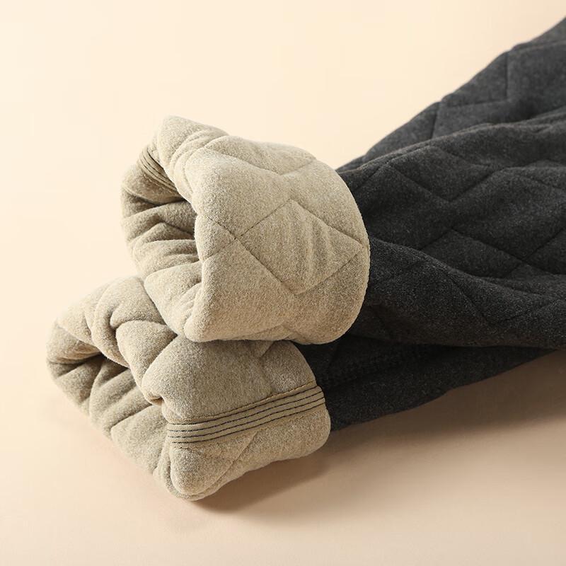 Làngshā Men's Thickened Wool-Lined Thermal Pants