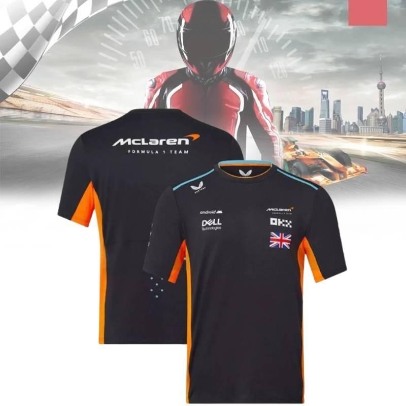 Breathable Mesh Fabric Fia Formula 1 World Championship Men's Summer Shirt
