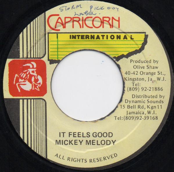 

7inch Record MIKEY MELODY It Feels Good NONE Capricorn Inter Jamaica Reggae Ska Dub Used