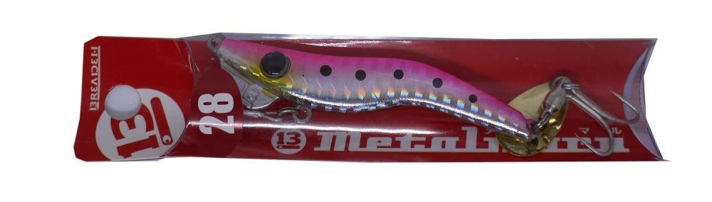 

BREADEN Metal Jig Lure Pink Metalmaru28#14 Sardine.