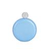 Rainbowl Round Double Wall Small Hip Flask Liquor Flasks Funny Crystal Flask Stainless Steel Portable Hip Flasks Crystal Lid