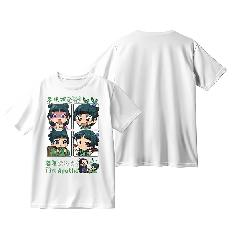 Summer Anime The Apothecary Diaries Oversized T Shirt Women Men O-neck Short Sleeve Funny Tshirt Maomao Cosplay Graphic Tees
