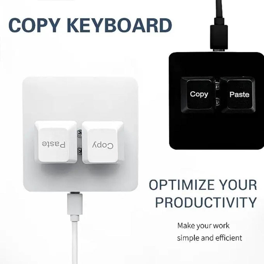 Acid USB Mini Keyboard with Copy and Paste OSU Hot Mechanical Gaming Keyboard with USB Ideal for Accounting and Rhythm Games 2-Key Functions, Swap,