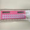 Mini Multifunctional Student Ruler with Solar Calculator, Angle Finder, and Magnifier (10CM) - Colorful Gift Stationery