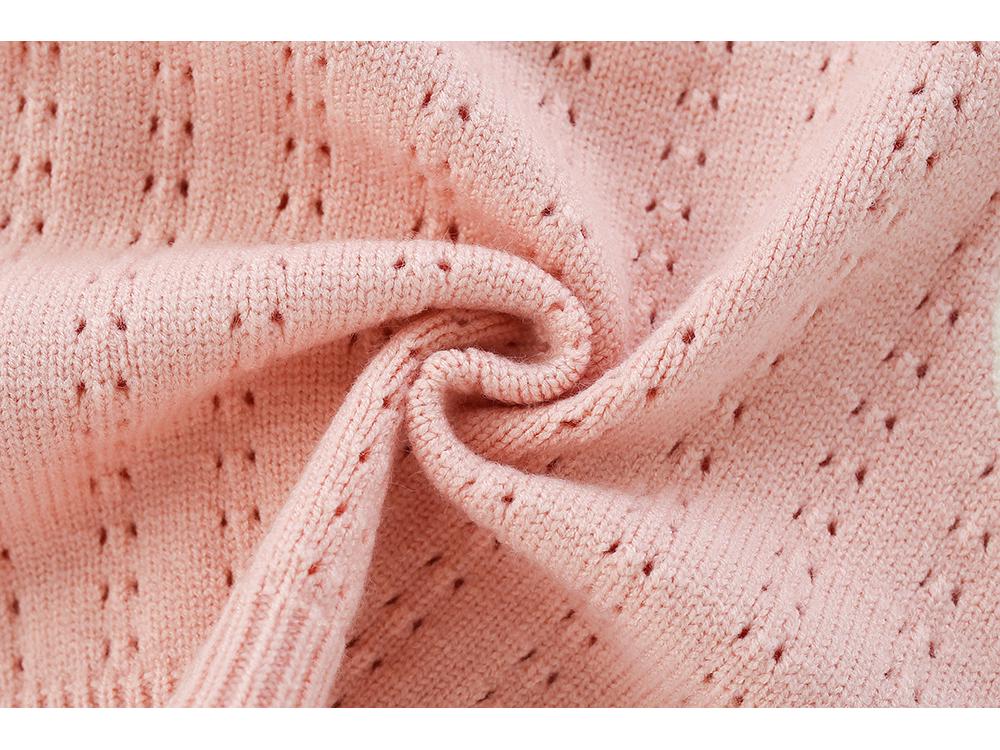 2025 Jaro & Podzim Roztomilá dětská pletená svetrová vesta - Módní bezrukávový kardigan