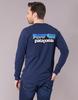 Patagonia Long Sleeve Logo Responsibility Ms Logo CNY S Men's P-6 L/S P-6 Responsibili-Tee