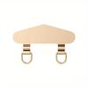 Mobile Phone Lanyard Fixed Thin Back Patch Stainless Steel Clip Double Ear Metal Gasket Anti-loss Phone Hanging Rope Connection Piece