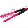 Diy Salon V Styling Hair Straightener Brush Straightening Comb Hairdressing Tool