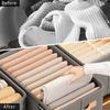Household Clothing Pants Storage Box Foldable Large Capacity T-Shirt Sweater Storage Wardrobe Drawer Clothing Storage Box