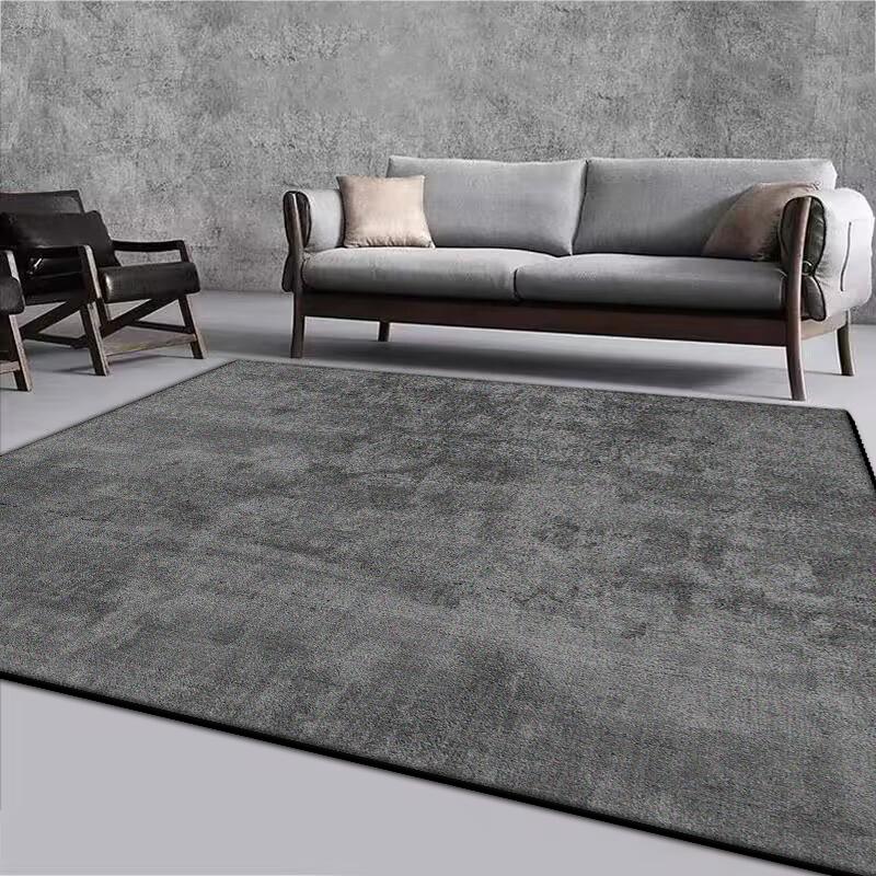 Modern Gray Living Room Decoration Carpet Large Area Soft Lounge Rug Nordic Simple Rugs for Bedroom Washable Anti-slip Floor Mat