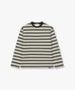 STUDIO TOMBOY [Men] Striped Long Sleeve T-Shirt _Black_91M6322811