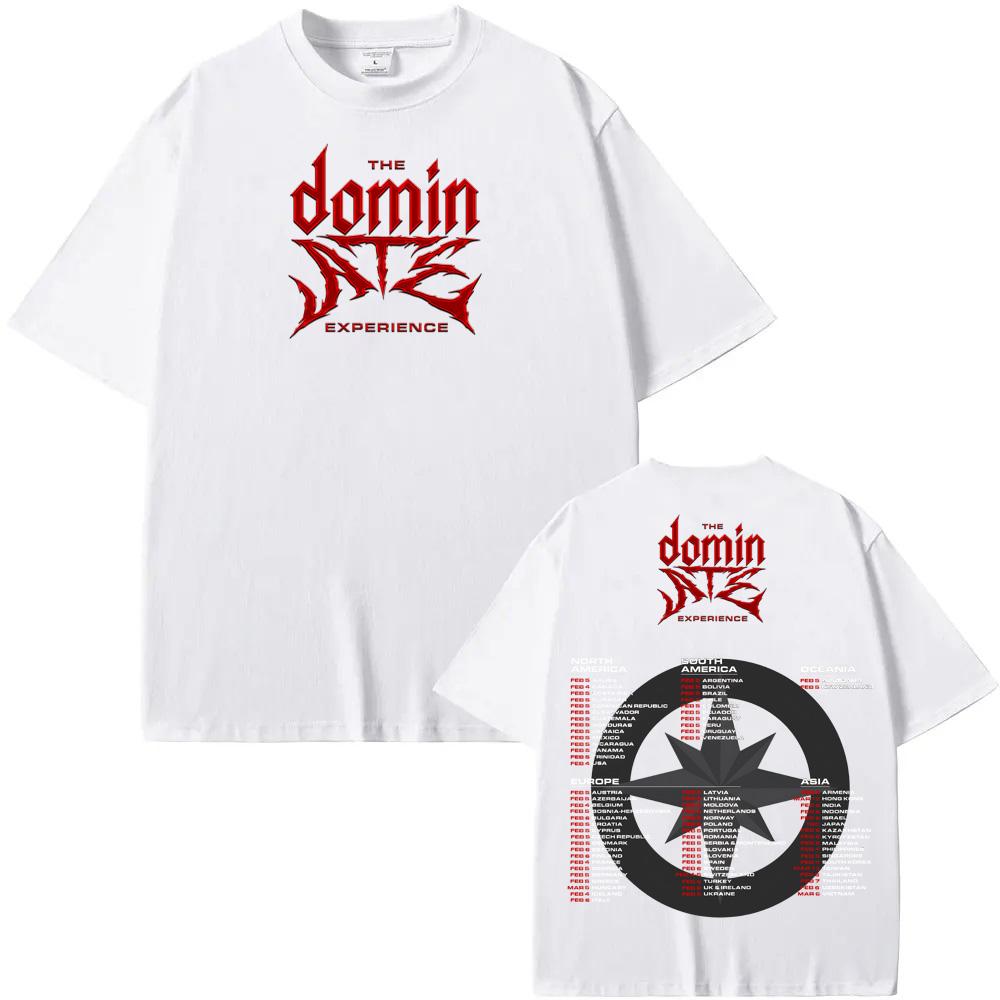 The dominATE Experience Release Date T-Shirt Korean boy band High Quality Tee-shirt Sleeve Women/men 100%cotton Gothic Tshirt summer outfits