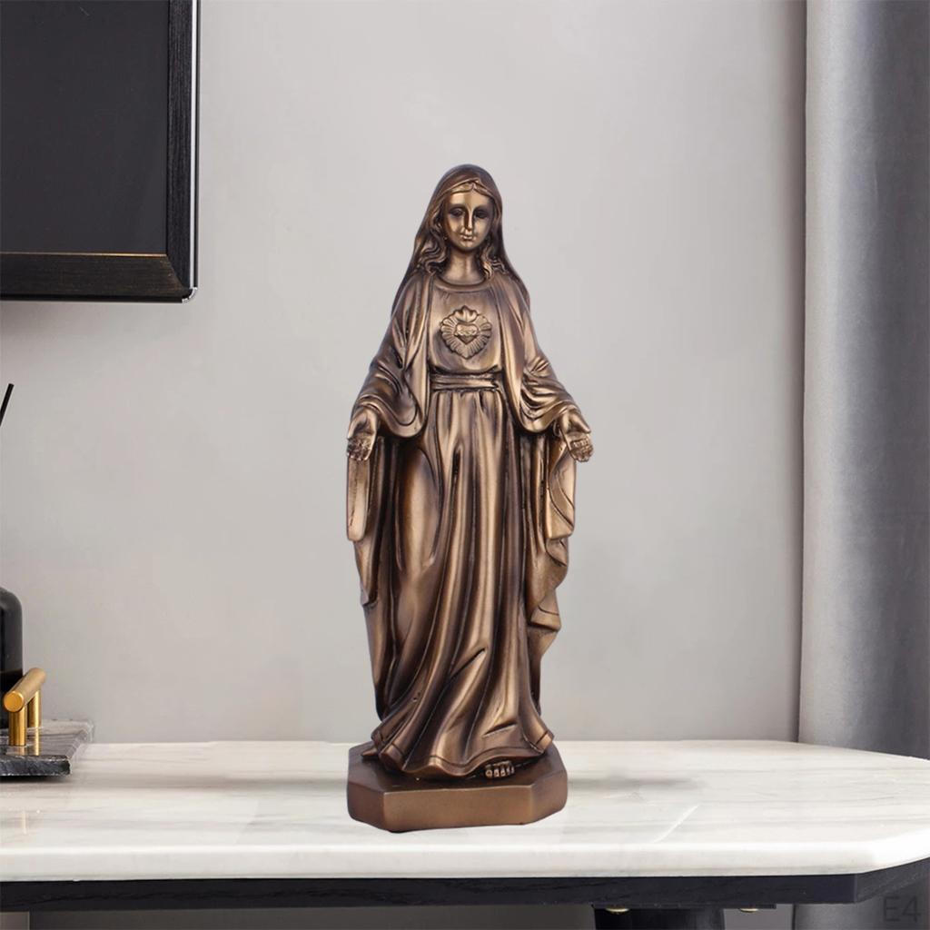 Statues Catholic Spiritual Family Chapel Blessed Series Figurines Sculpture Shelf Tabletop Decor