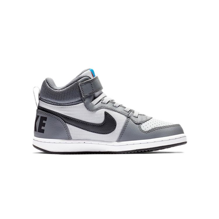 Nike Court Borough Mid PS Cool Grey/Pure Platinum/Photo Blue/Anthracite Kids Sneakers 870026-009
