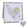 Liebesherz Metall-Stanzformen Schablonen für DIY Scrapbooking Dekorative Prägepapierkarten Vorlage Dekor Stanzteile