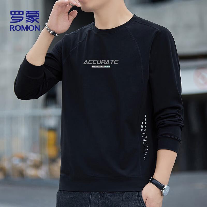 ROMON Men's Autumn/Winter Crew Neck Pullover Sweatshirt WY08