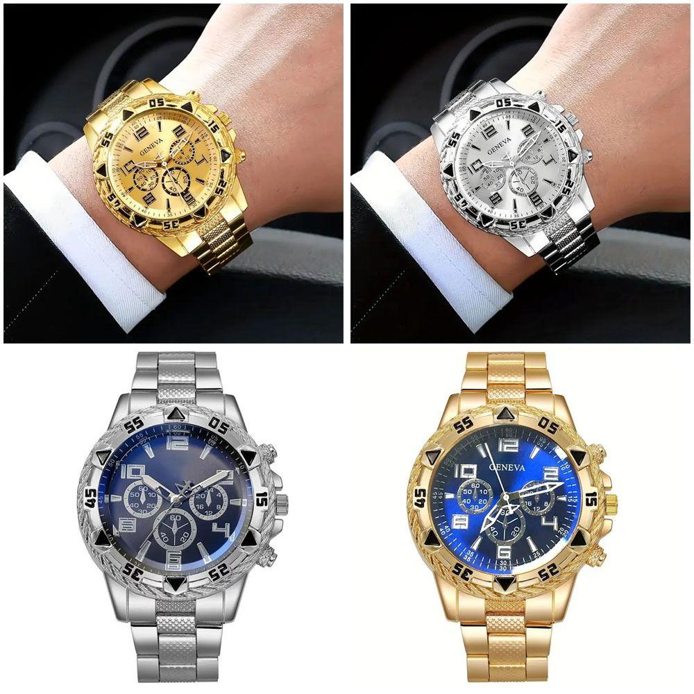 Casual Quartz Watch Stainless Steel Watchband Business Watch High Quality Men Wristwatch