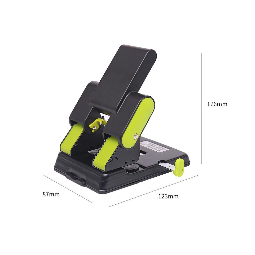KW-  Zwei-Loch-Locher Handheld Metall-Locher   Lochabstand 70mmCelsius80mm 70   Blattkapazität 6mm für A4Celsius   Celsius A5Cel