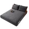 New Graphene Milk Fleece with Cotton Fitted Sheet, Warm and Fast Heating Bedcover, Home Simmons Protective Cover