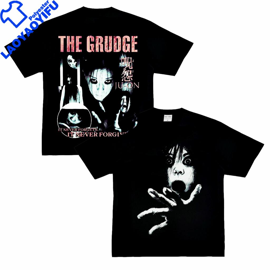 Das Grudge T-Shirt Klassischer Geisterfilm Kurzarm Klassische Streetwear Grafikbekleidung Unisex Vielseitiges Oberteil Sommer Heißer Verkauf T-Shirts