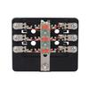 Protective Components Fuses and Accessories for Car Blade Fuse Box Holder 6 Ways Modified Terminal Block with LED Warning Light Electronic Accessories