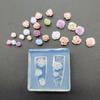 Nail Art Moulds Silicone Template Nail Designing Tool Flower Theme Silicone Handmade Molds for Manicure Creation