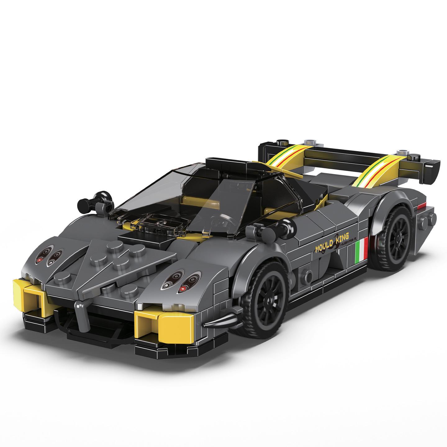 Yuxing King Bricks Huayra R Model Car Toy with Acrylic Display Case