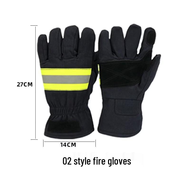 Brangdy Firefighter Heat Resistant Protective Gloves