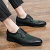 Fashion Men's Formal Leather Shoes Fashionable British Design Style Outdoor Leisure Business Party Daily Office Wedding Plus Size Shoes