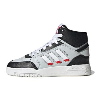 Originals Drop Step Abrasion Resistant High Top Kids' Skateboarding Shoes Gray Black Sneakers HP7799