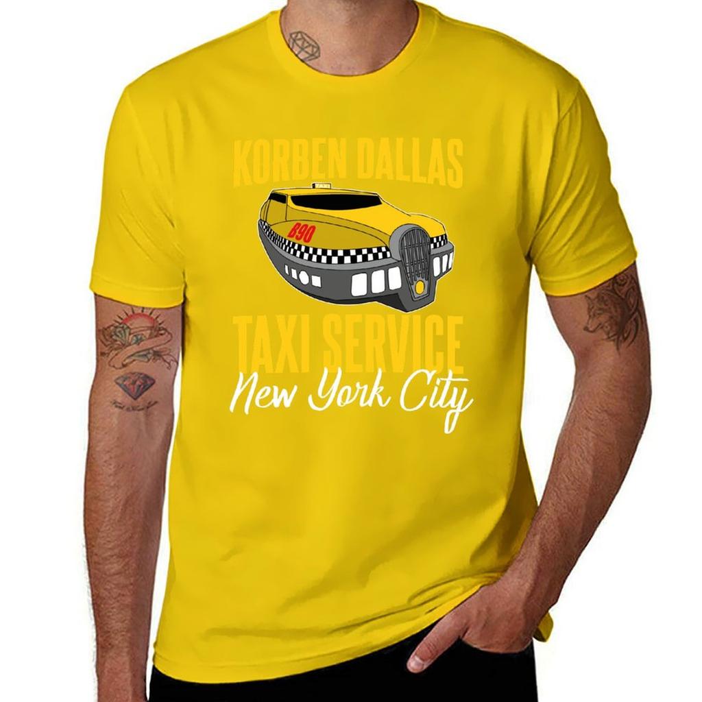 Korben Dallas Taxi Service TShirt Quick Drying Korean Fashion Unisex Graphic T Shirts