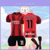 Camisa Principal Ac Milan 2023-24 Tamanhos Juvenil e Adulto Vestuário de Futebol