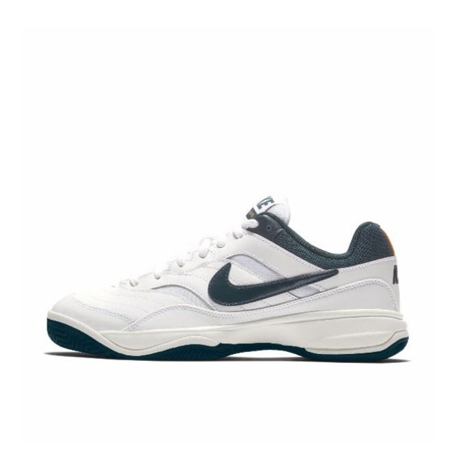 Nike Court Lite Shock Absorbing Durable Low Top Tennis Shoes Women Sneakers White Green 845048-180