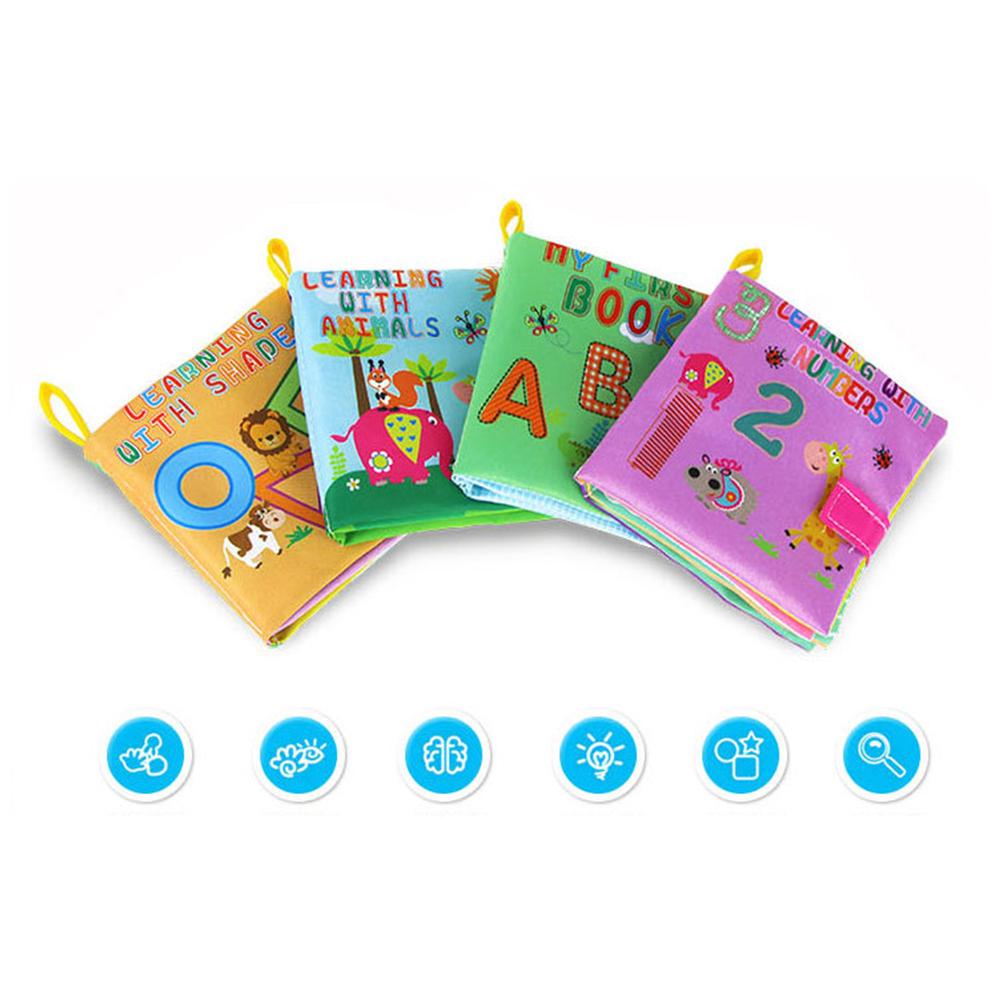 Baby Book With Rustle Sound Musical Toy Newborn Baby Educational Toys Soft Cloth Baby Book With Rustle Sound Musical Toy Newborn Baby Educational Toys Soft Cloth