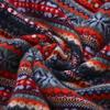 Zhaojun Women's Retro Fair Isle Cashmere Sweater